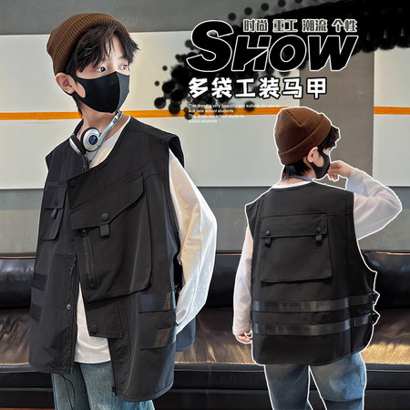 豆豆杰尼&豆豆杰尼&1909工装马甲