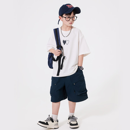 豆豆杰尼&豆豆杰尼&21700爱心短袖套装