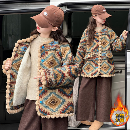 优蜜小屋&优蜜小屋&2588款费岛绒加绒夹棉套装