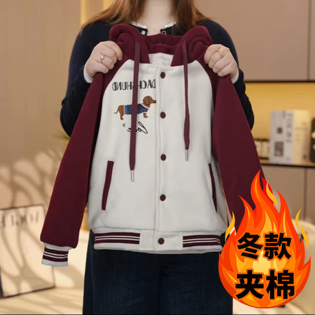 守若服饰&守若服饰&巴布狗棒球服外套-夹棉款