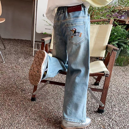 守若服饰&守若服饰&腊肠狗牛仔裤-春秋款