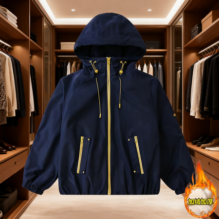 守若服饰&守若服饰&荧光黄冲锋衣外套-加绒加厚