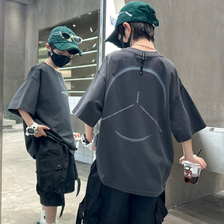 闪亮王子&闪亮王子&SLWZ-2618后背字母T恤