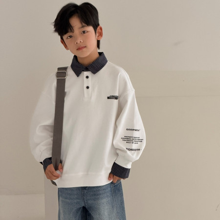 闪亮王子&闪亮王子&SLWZ-6081P格子领OLO衫