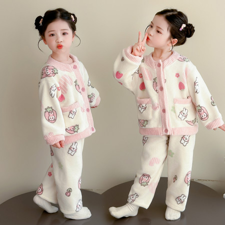 萌天使&萌天使&MTS0403兔子草莓家居服套装