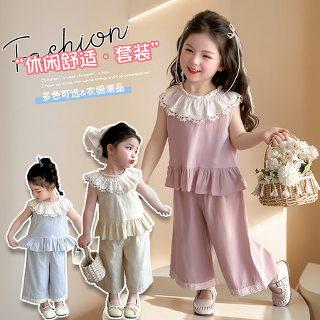 萌天使&萌天使&MTS0342-花边圆领套装