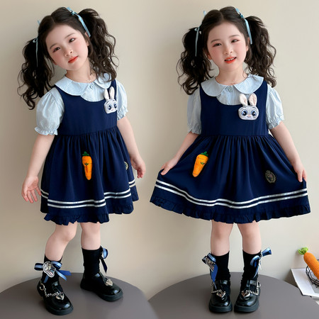 萌天使&萌天使&MTS0560兔子胡萝卜两件套裙