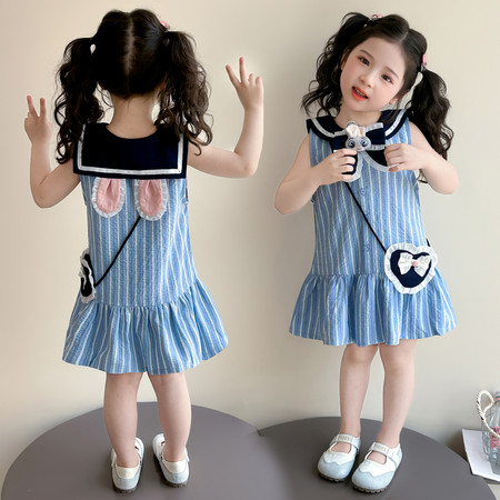 萌天使&萌天使&MTS0561条纹兔子连衣裙