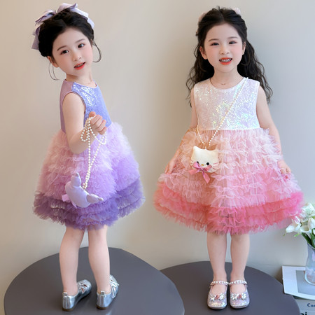 萌天使&萌天使&MTS0562渐变色蛋糕纱裙