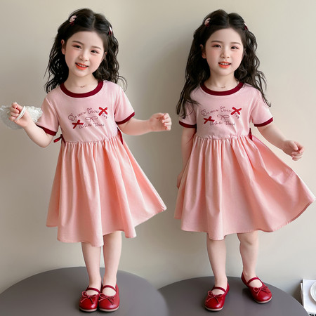 萌天使&萌天使&MTS0568腰侧蝴蝶结连衣裙