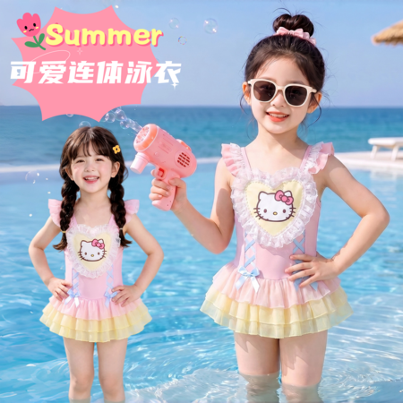檬晗&檬晗&KT猫泳衣