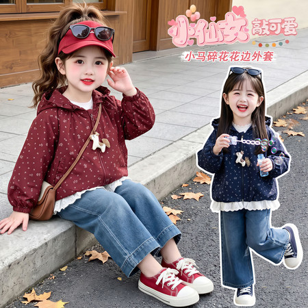 檬晗&檬晗&小马风衣外套