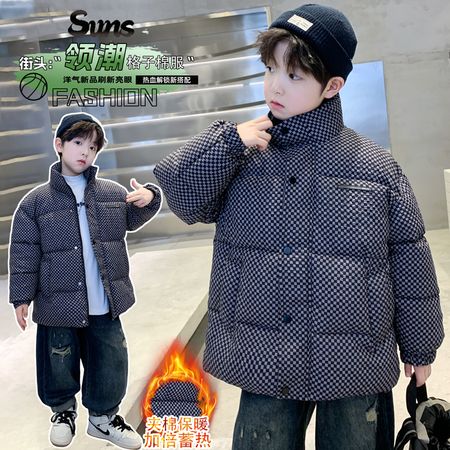 太子童装&太子童装&2446格子手塞棉衣
