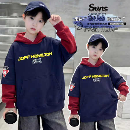 太子童装&太子童装&2606假两件卫衣