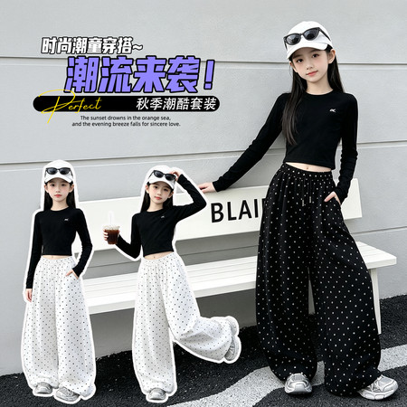 太子童装&太子童装&2625波点裤套装