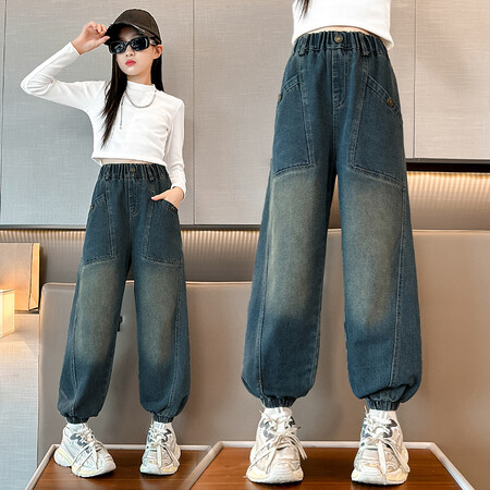 彩虹糖网供&彩虹糖网供&2425三粒扣束脚裤