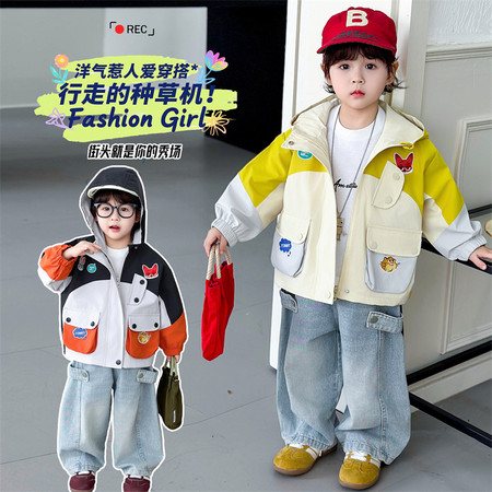 爱宝&爱宝&绣花卡通外套