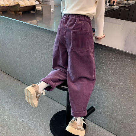 河马森林(原艺妞贝贝)&河马森林(原艺妞贝贝)&2433条绒老爹裤