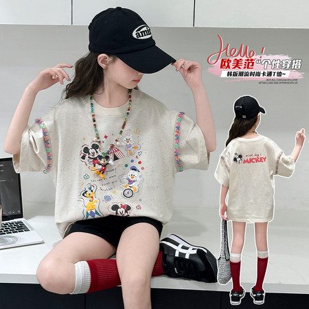 潮范儿&潮范儿&A9-01款米奇印花短袖