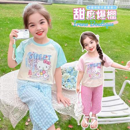 十七家&十七家&猫咪短袖套装
