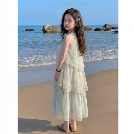 贝壳笛&贝壳笛&25165海边度假沙滩裙