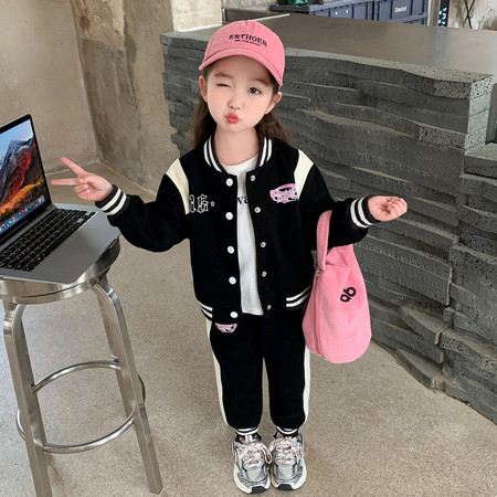 晨晨家kids&晨晨家kids&Q23055字母印花两件套AAA