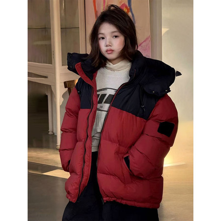 柒彩鹿&柒彩鹿&拼接棉衣