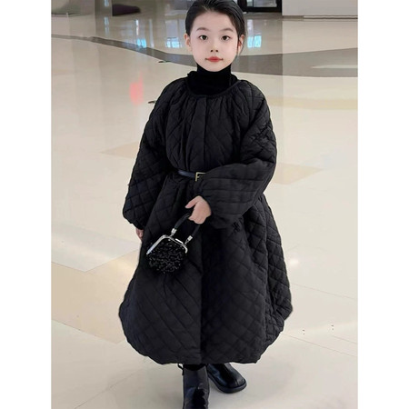 柒彩鹿&柒彩鹿&菱形格棉衣