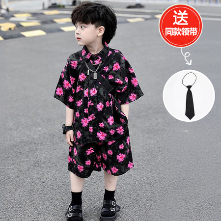 择衣优品&择衣优品&港风花朵短袖套装