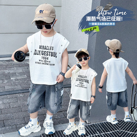 择衣优品&择衣优品&气眼无袖套装1