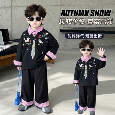 择衣优品&择衣优品&领带印花拼接套4