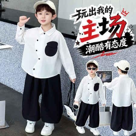择衣优品&择衣优品&长袖不规则衬衫套装