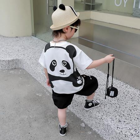 萌童城堡&2435-熊猫套装模特图