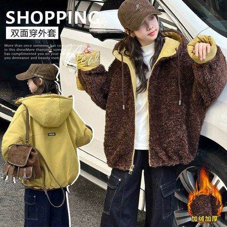 爆米花&爆米花&BMH8855两面穿棉衣