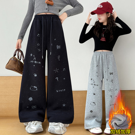 U米&U米&U-8828加绒印花裤