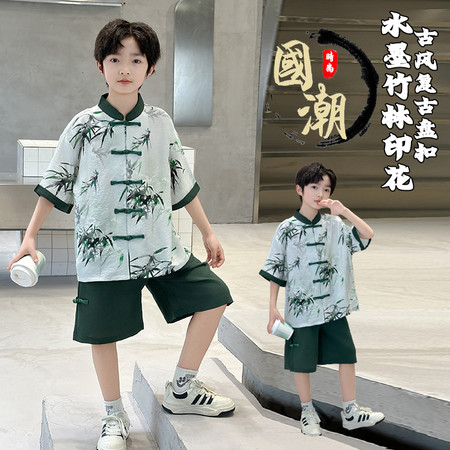 爵仕小黄鸭&爵仕小黄鸭&JS-322男童竹墨套装