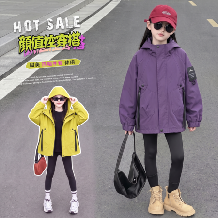 禧乐&禧乐&XY-2632女童冲锋衣