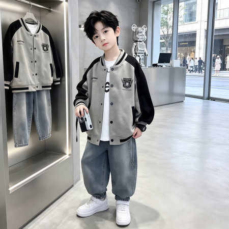 皓铄囡囡&皓铄囡囡&2509棒球服外套