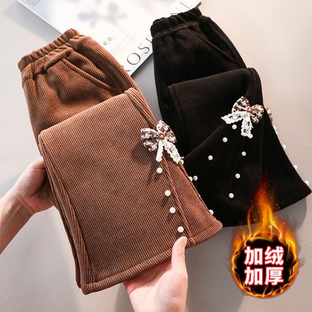 精灵兔&精灵兔&精灵兔J8814钉珠裤子