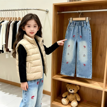 精灵兔&精灵兔&02528款牛仔裤