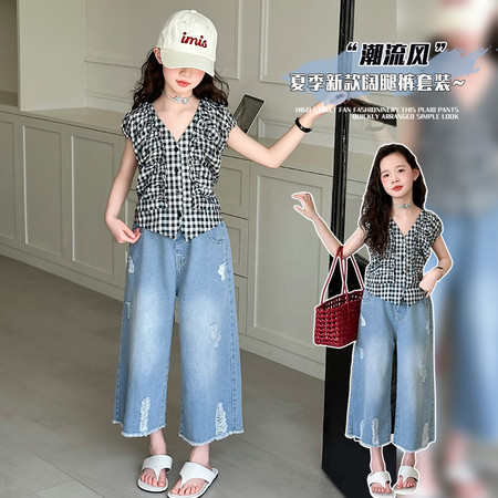 惟爱城堡&惟爱城堡&3311八分牛仔裤