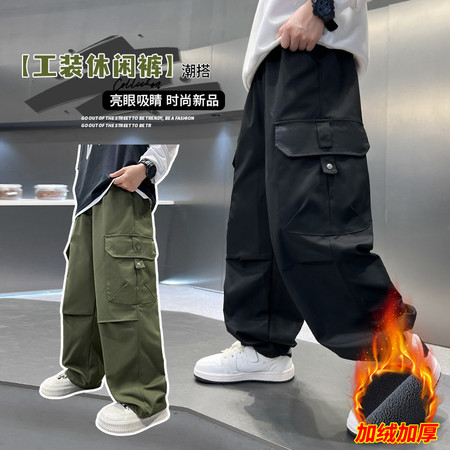 龍璟依族&龍璟依族&LJ7777款加绒工装裤