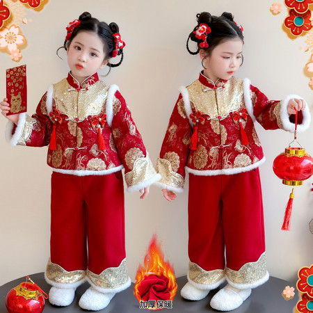 小笨鸟&小笨鸟&亮片年服套装