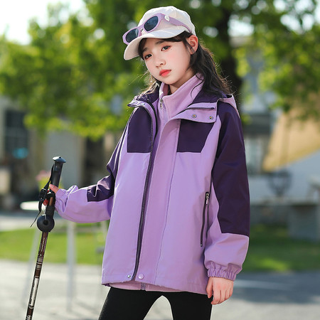 泽泽熊&泽泽熊&zzx-2025-G305女童冲锋衣