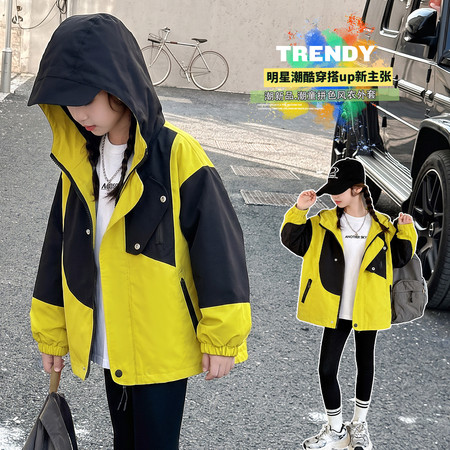童与萌服饰&童与萌服饰&女童冲锋衣外套