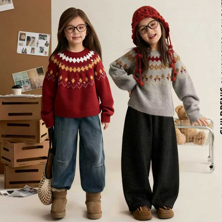 米酷儿&米酷儿&2548款女童年服毛衣