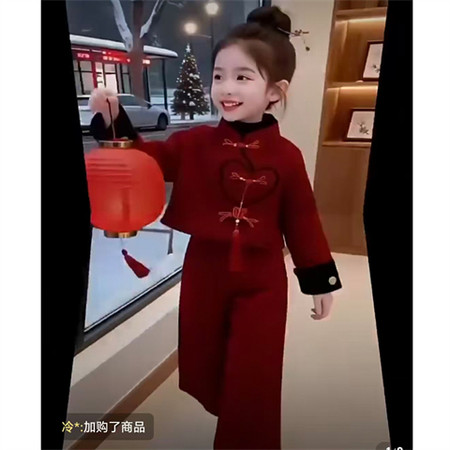 今鑫童&今鑫童&三件套加绒年服带帽子