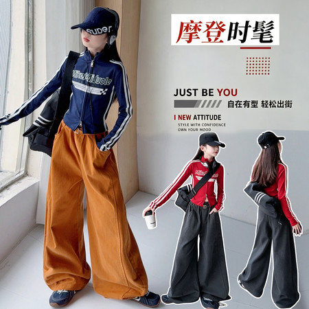 米可米朵&米可米朵&26216棉布弯刀裤运动套