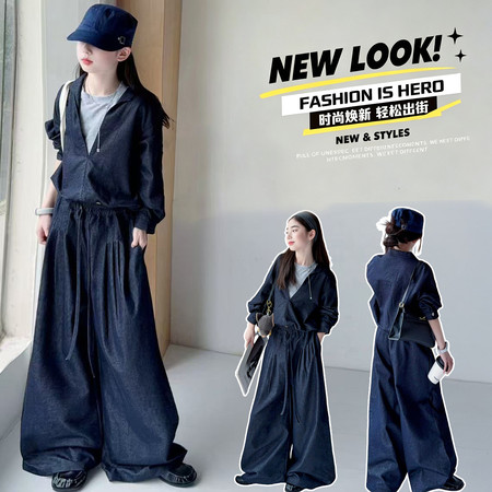 米可米朵&米可米朵&26221牛仔套装