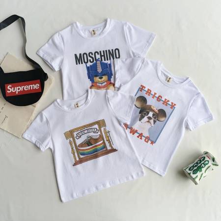 迷你酷&迷你酷&卡通印花T恤夏款短袖